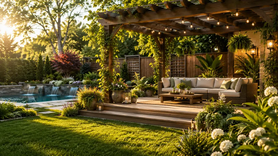 Outdoor living customer feedback page for backyard products