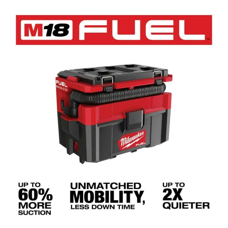 Milwaukee 0970-20 M18 FUEL PACKOUT 2.5-Gallon Wet/Dry HEPA Vacuum