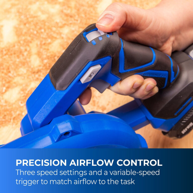 Kreg 20V Cordless 200 MPH Shop Blower Tool Only with Nozzles (KPTCB100B)