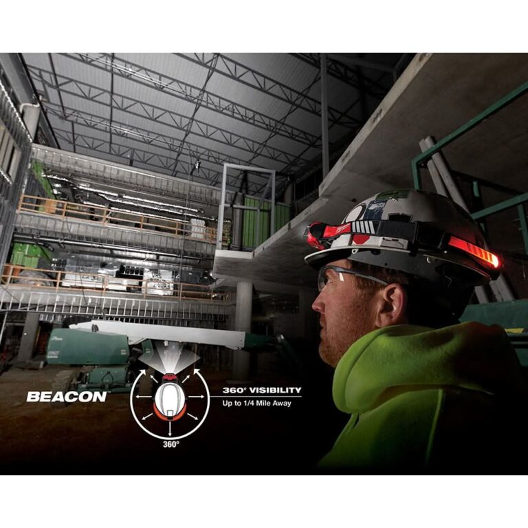 Milwaukee 2116-21 USB Rechargeable BEACON 600-Lumen Hard Hat Light