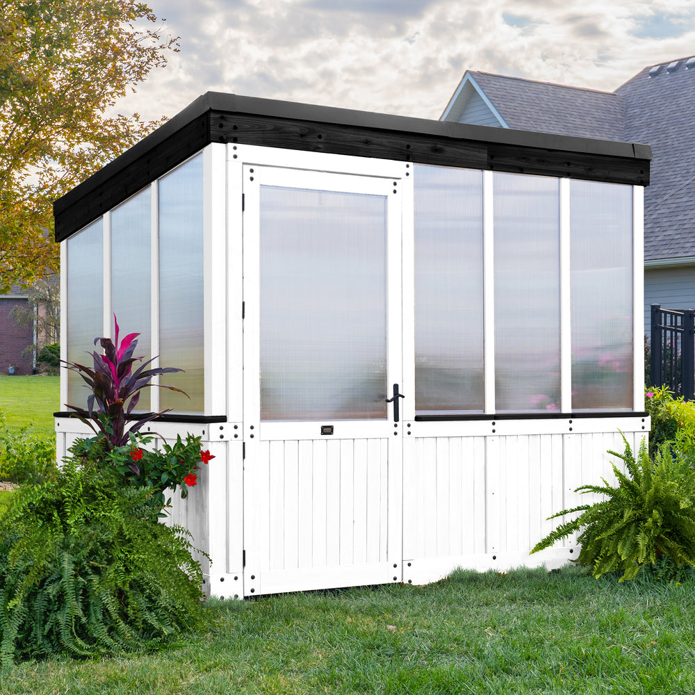 9×6 Willow Greenhouse – White
