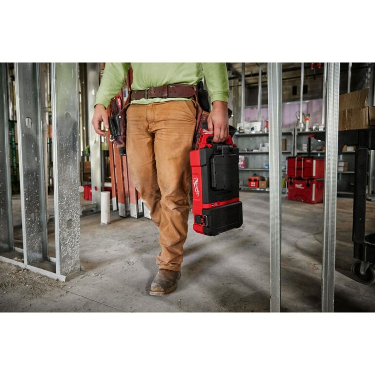 Milwaukee 2356-20 M12 PACKOUT 1,400-Lumen Flood Light w/ USB Charging, Tool Only