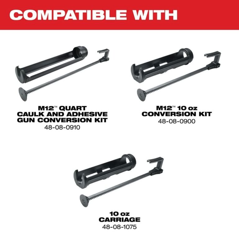 Milwaukee 2441-20 M12 10oz. Caulk and Adhesive Gun Bare Tool