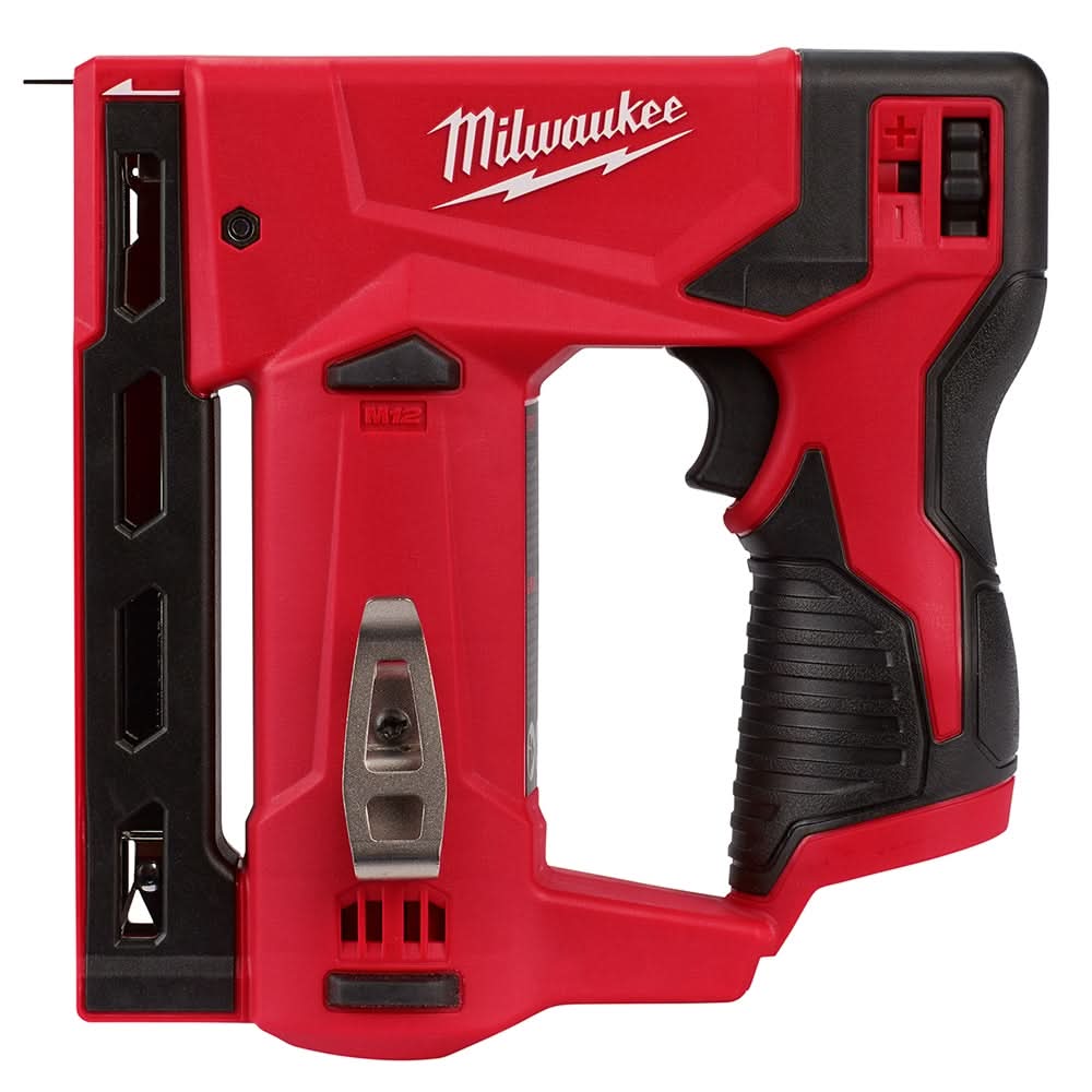 Milwaukee 2447-20 M12 3/8″ Crown Stapler, Tool Only