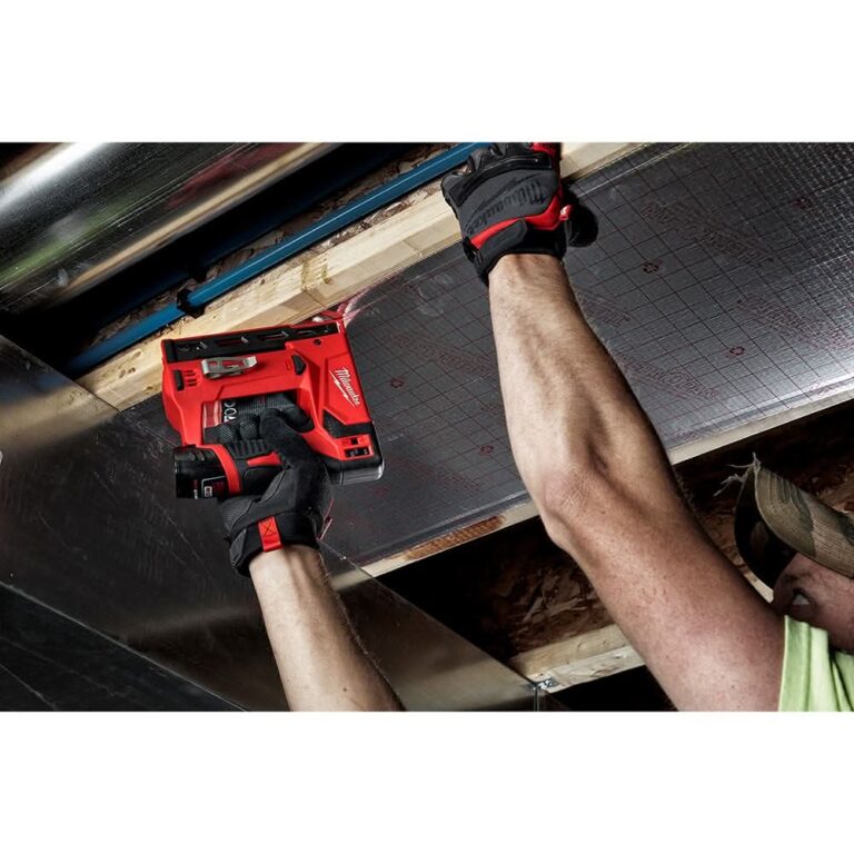Milwaukee 2447-20 M12 3/8″ Crown Stapler, Tool Only