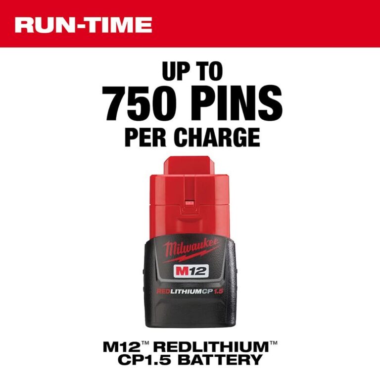 Milwaukee 2540-21 M12 Cordless 23-Gauge Pin Nailer 1.5Ah Kit
