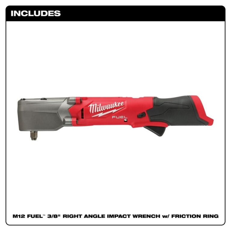 Milwaukee 2564-20 M12 FUEL 3/8″ Right Angle Impact Wrench, Tool Only