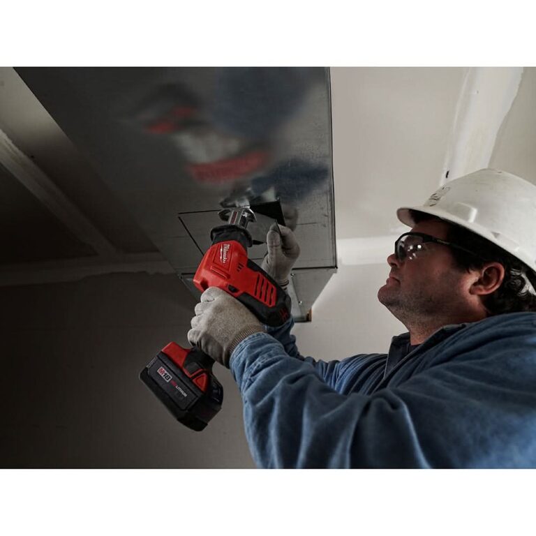 Milwaukee 2625-20 M18 18 Volt Hackzall Cordless One Handed Reciprocating Sawzall, Tool Only