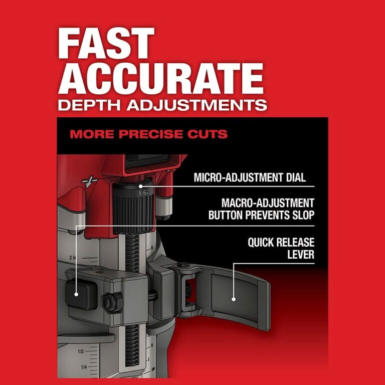 Milwaukee 2723-20 M18 FUEL Brushless Compact Router, Tool Only