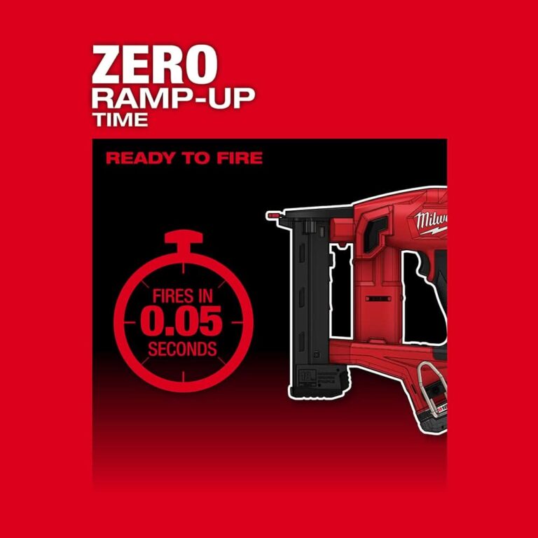 Milwaukee 2749-20 M18 FUEL 18-Gauge 1/4″ Narrow Crown Stapler, Tool Only