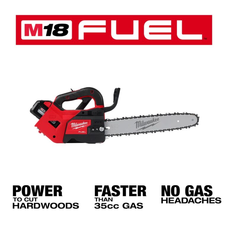 Milwaukee 2826-22T M18 FUEL 14″ Top Handle Chainsaw Two Battery Kit