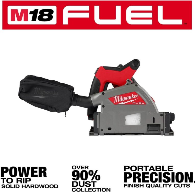 Milwaukee 2831-21 M18 FUEL 6-1/2″ Plunge Track Saw 6.0Ah Kit
