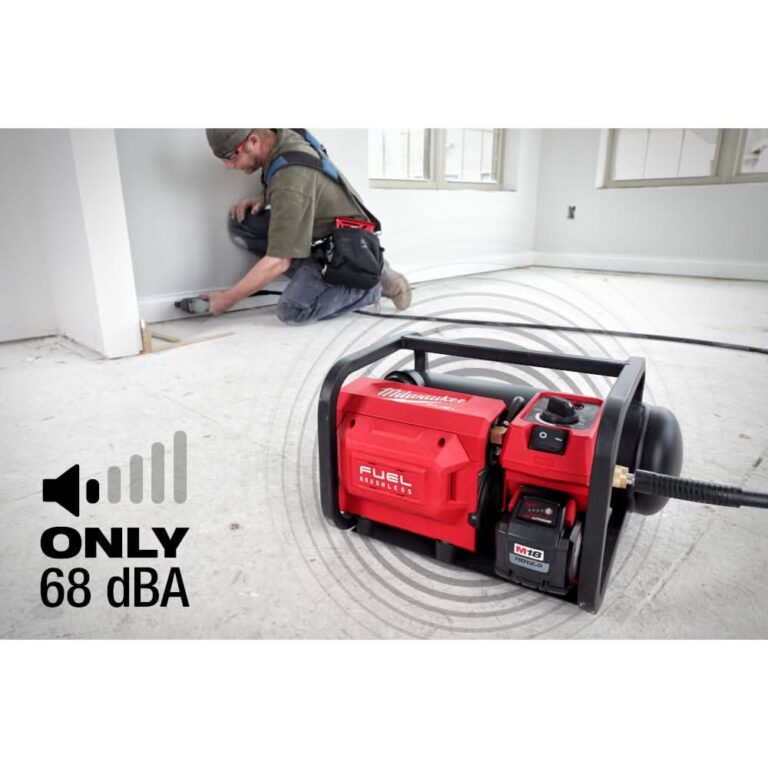 Milwaukee 2840-20 M18 FUEL 2-Gallon Cordless Compact Quiet 68db Compressor, Tool Only