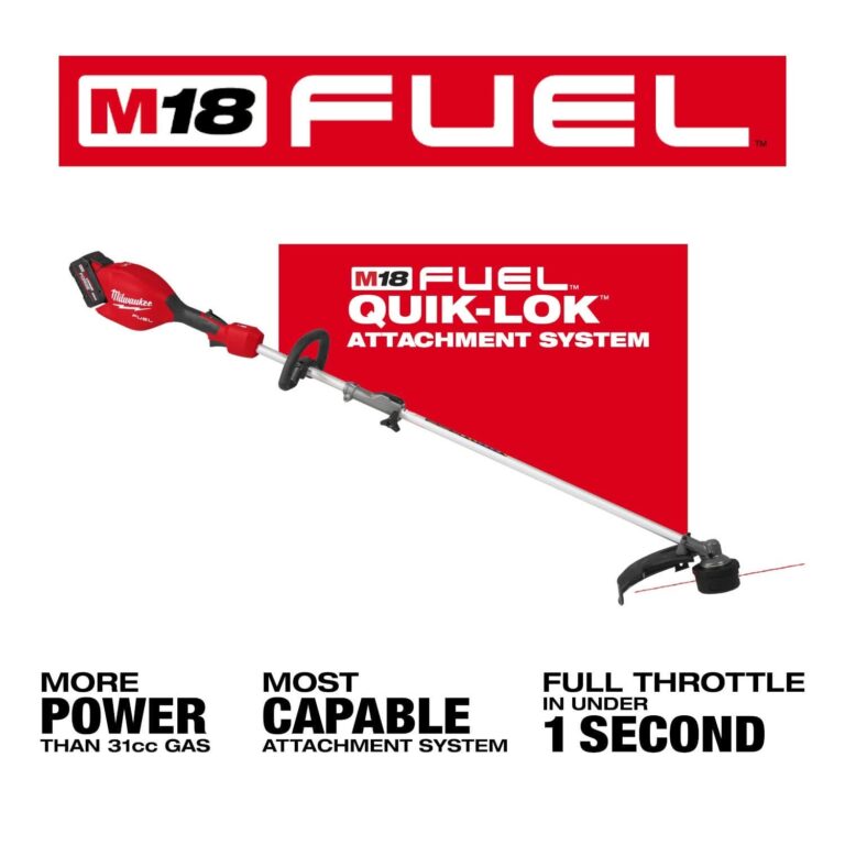 Milwaukee 3016-21ST M18 FUEL QUIK-LOK Power Head 8.0Ah Kit w/ String Trimmer Attachment