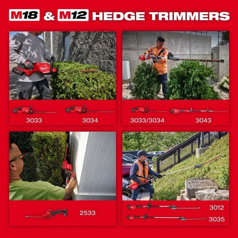 Milwaukee 3033-20 M18 FUEL 24″ Hedge Trimmer – Tool Only