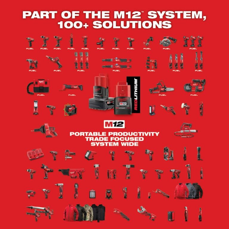 Milwaukee 48-11-2450 M12 REDLITHIUM HIGH OUTPUT XC 5.0Ah Battery Pack