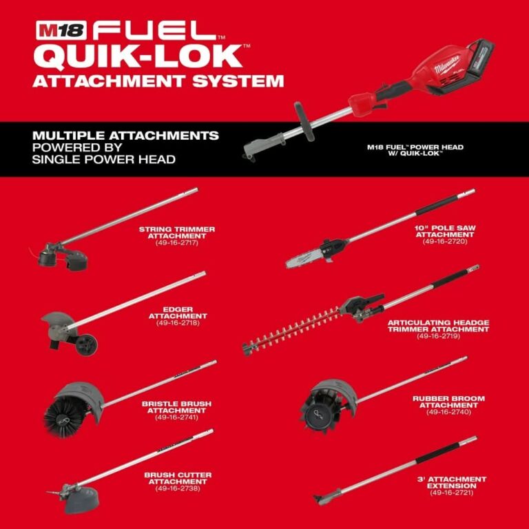 Milwaukee 49-16-2721 M18 FUEL QUIK-LOK 3′ Attachment Extension