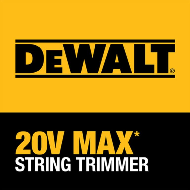 DEWALT 20V MAX 13-in. Cordless Straight String Trimmer 4.0Ah Kit with Battery and Charger (DCST925M1)