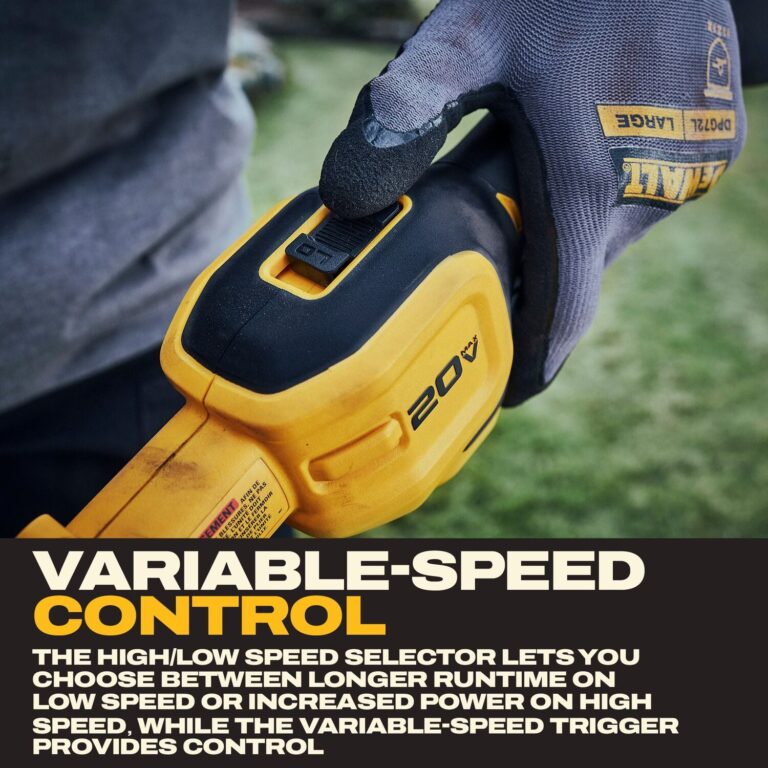 DeWALT DCST926P1 20V MAX Brushless Cordless Foldable String Trimmer 5.0Ah Kit