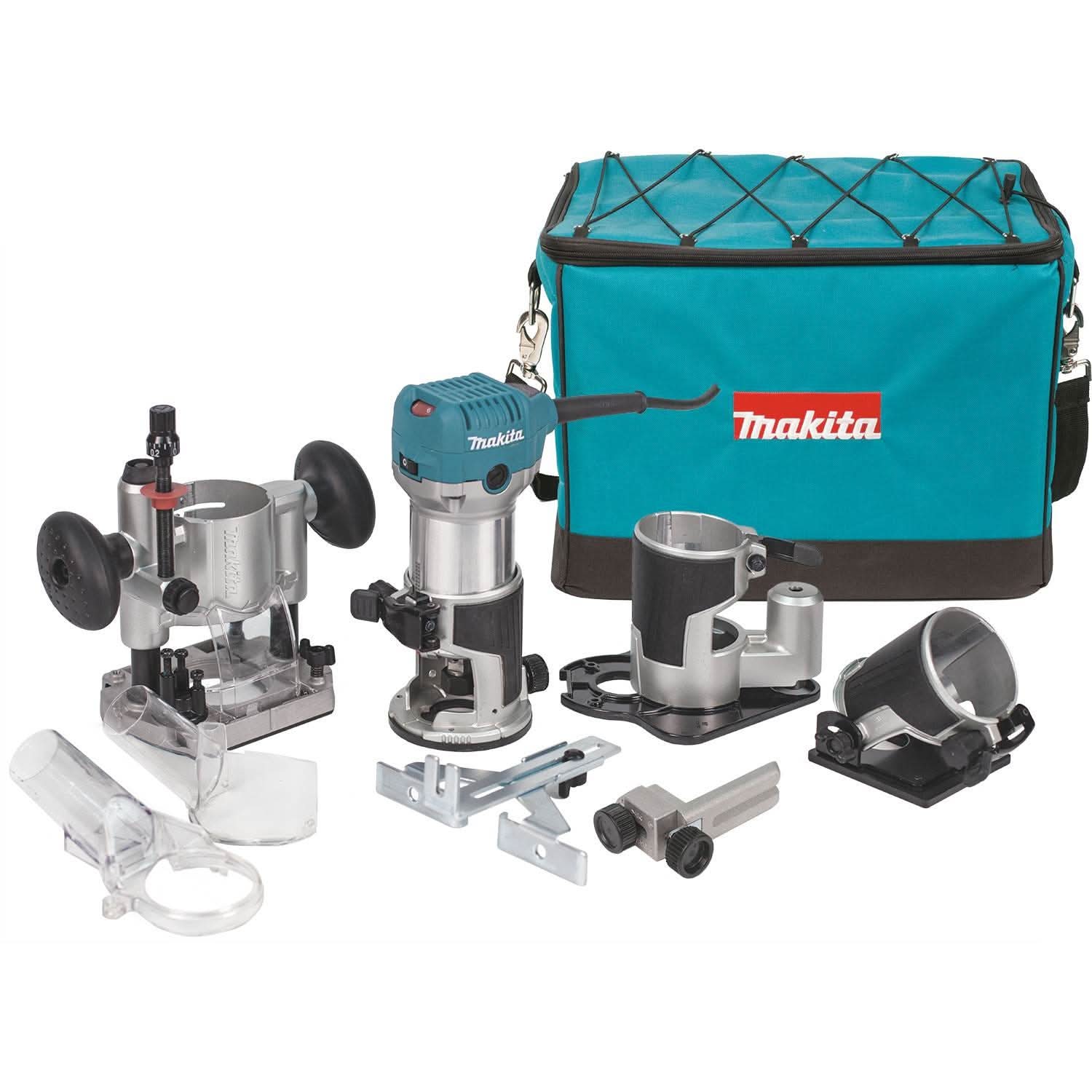 Makita RT0701CX3 Corded 1-1/4 HP* Compact Router Kit