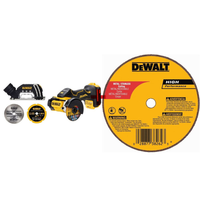 DeWalt 20V MAX XR Brushless 3 in. Cut-Off Tool (Tool Only) with 3 in. A60T Long Life Wheel