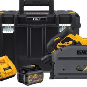 DeWalt DCS520T1 60V Max 6-1/2-Inch Cordless FlexVolt Track Saw 6.0Ah Kit