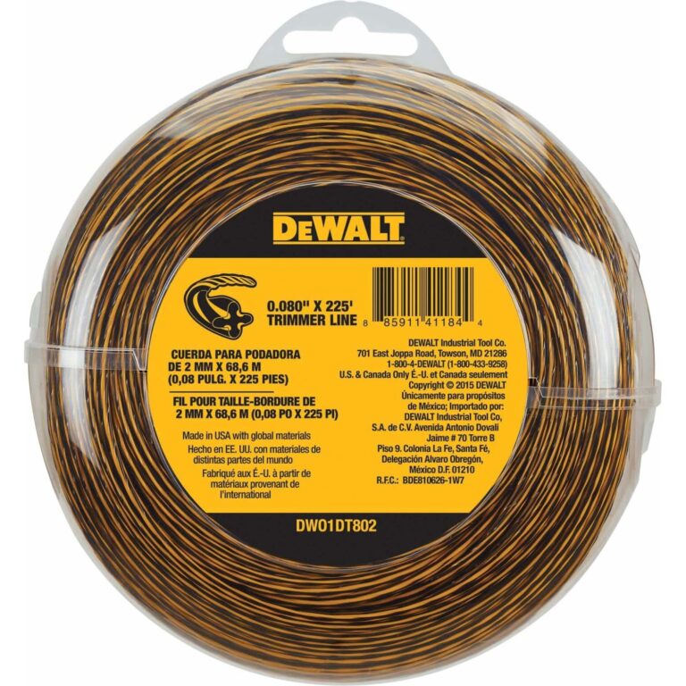 DeWalt DWO1DT802 Trimmer Line 0.080-inch x 225-foot