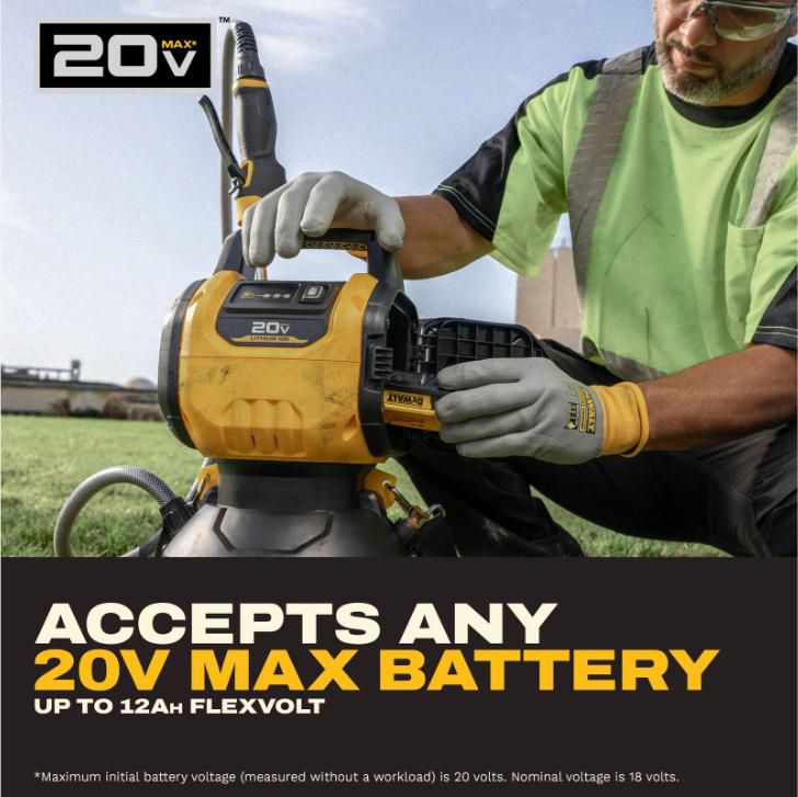 DeWALT 2‑Gallon 20V MAX Compressed Air Sprayer, Tool Only (DXSP190786B)