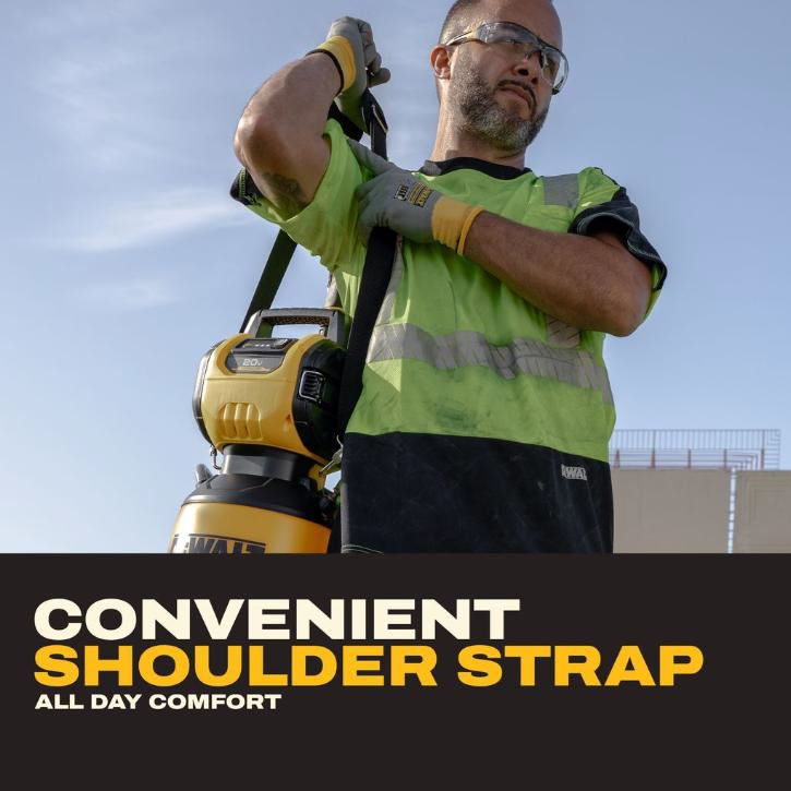 DeWALT 2‑Gallon 20V MAX Compressed Air Sprayer, Tool Only (DXSP190786B)