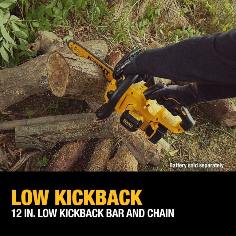 DeWalt DCCS621B 20V MAX* Compact 12 in. Brushless Cordless Chainsaw, Tool Only