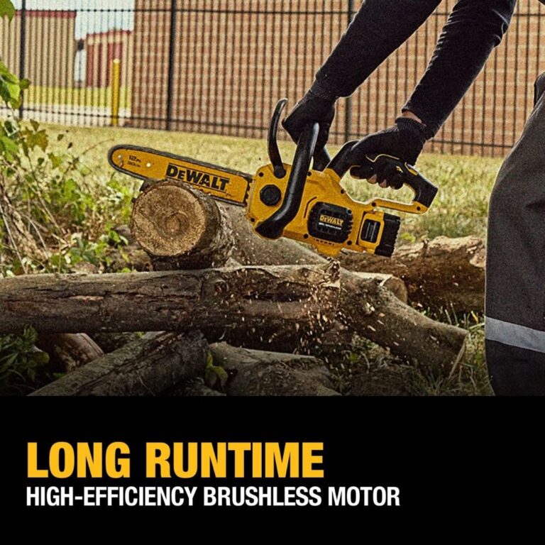 DeWalt DCCS621P1 20V MAX* Compact Brushless 12 in. Chainsaw 5.0Ah Kit