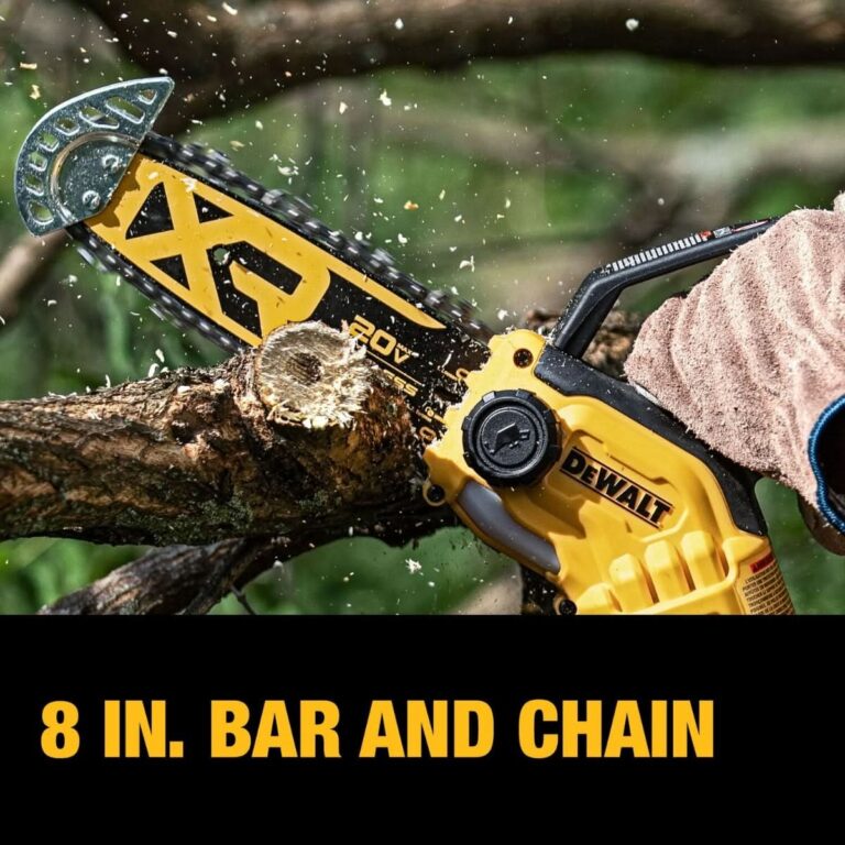 DeWalt DCCS623B 20V MAX XR Brushless 8 in. Chainsaw, Tool Only