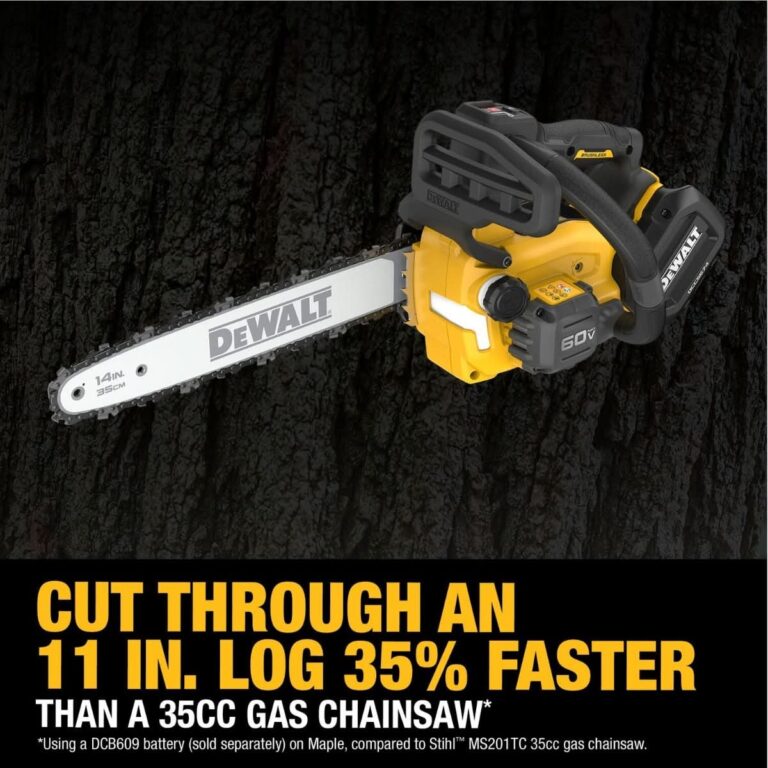 DeWalt DCCS674B FLEXVOLT 20V/60V MAX Brushless 14-in. Top Handle Chainsaw, Tool Only