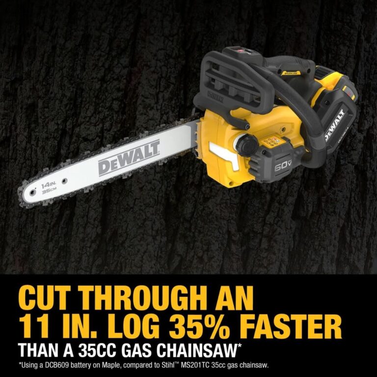 DeWalt DCCS674X2 FLEXVOLT 20V/60V MAX Brushless 14-in. Top Handle Chainsaw 9.0Ah Kit