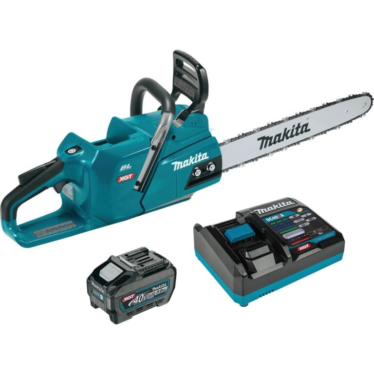 Makita GCU04T1 40V max XGT Brushless Cordless 18″ Chain Saw Kit (5.0Ah)
