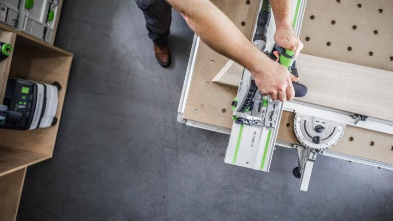 Festool 577422 TS 60 KEB-F-Plus-FS Plunge Cut Track Saw Set w/ 55-in. Guide Rail