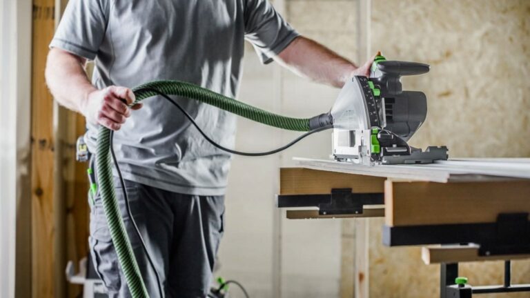 Festool 577422 TS 60 KEB-F-Plus-FS Plunge Cut Track Saw Set w/ 55-in. Guide Rail