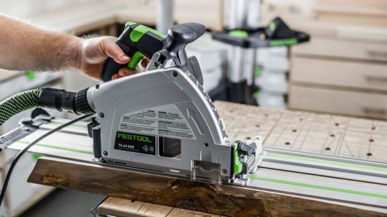 Festool 577422 TS 60 KEB-F-Plus-FS Plunge Cut Track Saw Set w/ 55-in. Guide Rail