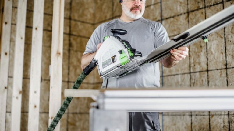 Festool 577422 TS 60 KEB-F-Plus-FS Plunge Cut Track Saw Set w/ 55-in. Guide Rail
