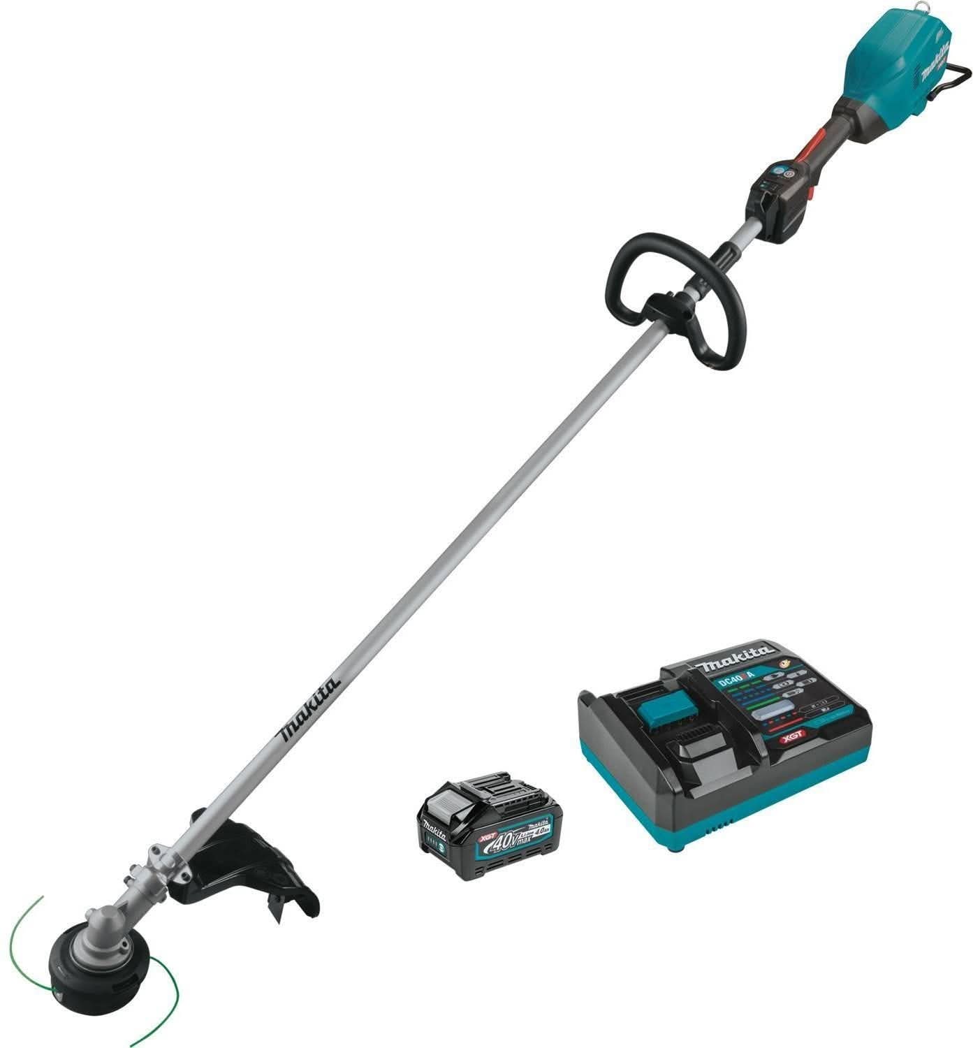 Makita GRU04M1 40V max XGT Brushless Cordless 17″ High Torque String Trimmer Kit (4.0Ah)