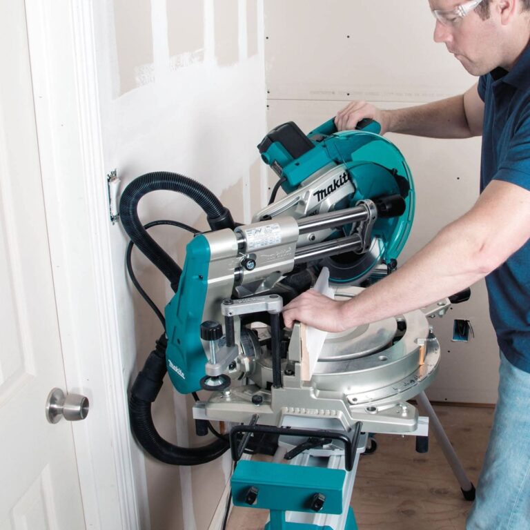 Makita LS1019L Corded 10″ Dual-Bevel Sliding Compound Miter Saw with Laser