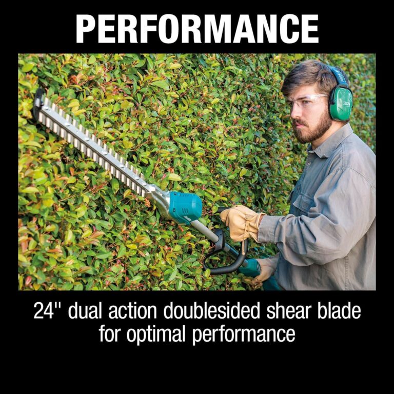 Makita XNU02T 18V LXT Lithium-Ion Brushless Cordless 24″ Pole Hedge Trimmer Kit (5.0Ah)