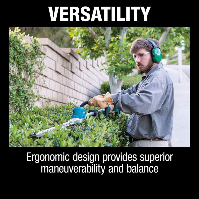 Makita XNU02T 18V LXT Lithium-Ion Brushless Cordless 24″ Pole Hedge Trimmer Kit (5.0Ah)