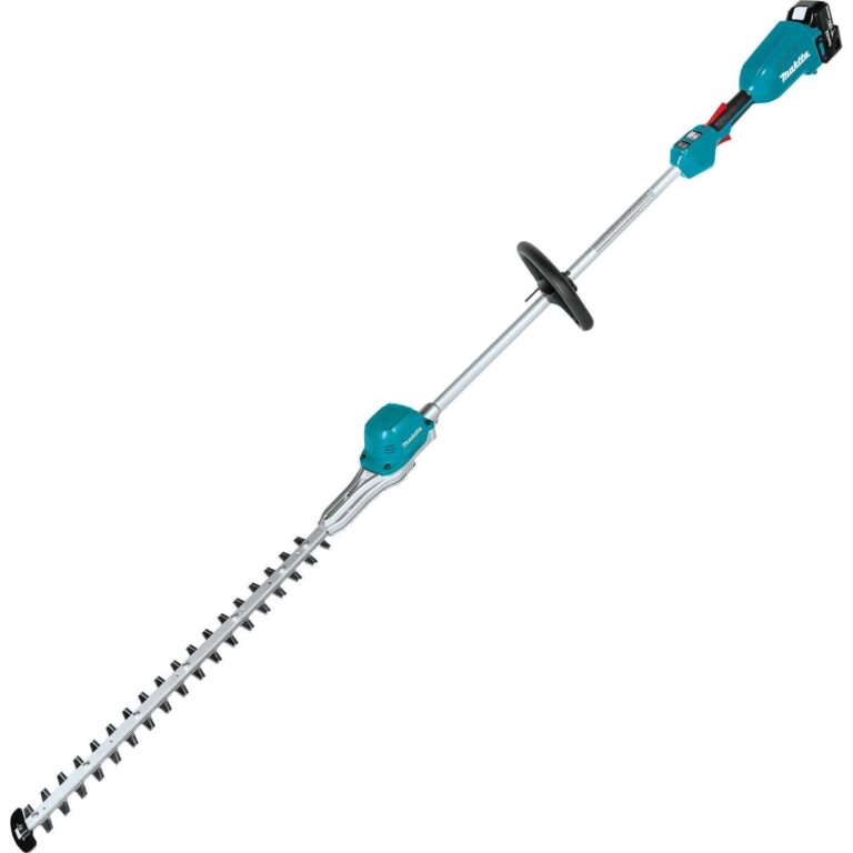 Makita XNU02T 18V LXT Lithium-Ion Brushless Cordless 24″ Pole Hedge Trimmer Kit (5.0Ah)