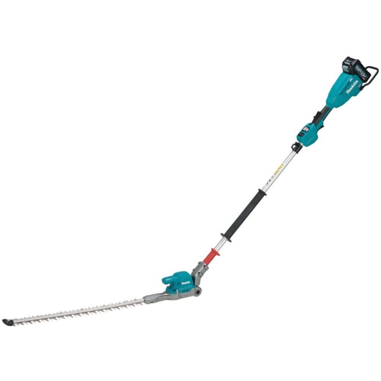 Makita GNU01M1 40V max XGT Brushless Cordless 24″ Articulating Pole Hedge Trimmer Kit (4.0Ah)