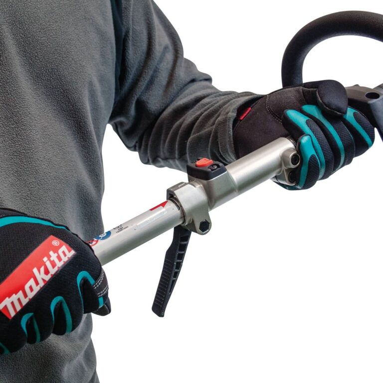 Makita GUX01JM1X1 40V max XGT Brushless Cordless Couple Shaft Power Head Kit with 17″ String Trimmer Attachment (4.0Ah)
