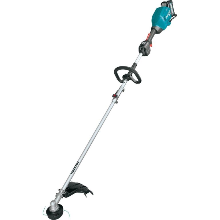 Makita GUX01JM1X1 40V max XGT Brushless Cordless Couple Shaft Power Head Kit with 17″ String Trimmer Attachment (4.0Ah)