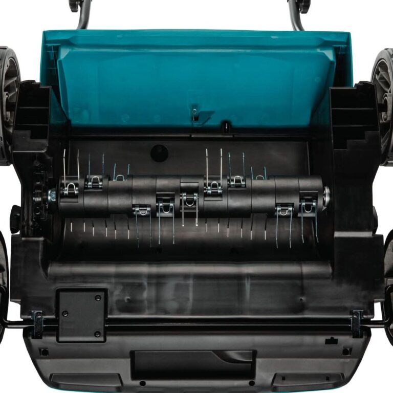 Makita GVU01SM 40V max XGT Brushless Cordless 15″ Dethatcher / Scarifier Kit (4.0Ah)