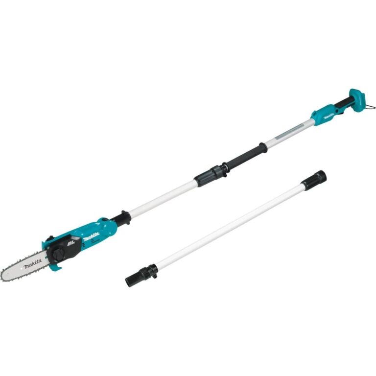Makita XAU03Z 18V LXT Lithium-Ion Brushless Cordless 8″ Extendable Articulating Pole Saw, Tool Only