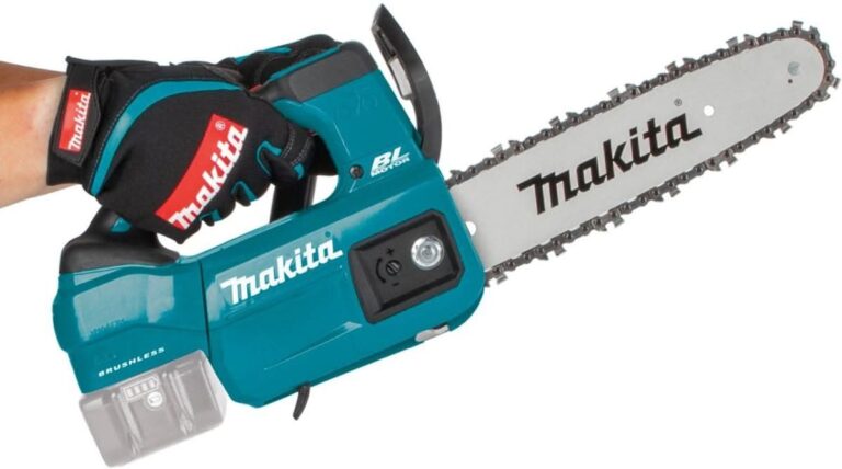 Makita XCU06Z 18V LXT Lithium-Ion Brushless Cordless 10″ Top Handle Chain Saw, Tool Only
